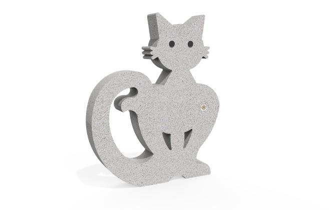 LANDSCHAFTSDEKORATION AUS BETON – KATZE 2