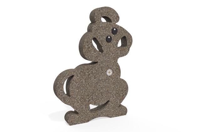 FIGURĂ DECORATIVĂ DIN BETON – CÂINE