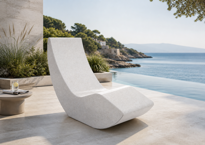  CONCRETE SUN LOUNGER