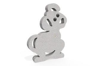 FIGURĂ DECORATIVĂ DIN BETON – CÂINE