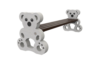 CONCRETE BENCH – TEDDY BEAR